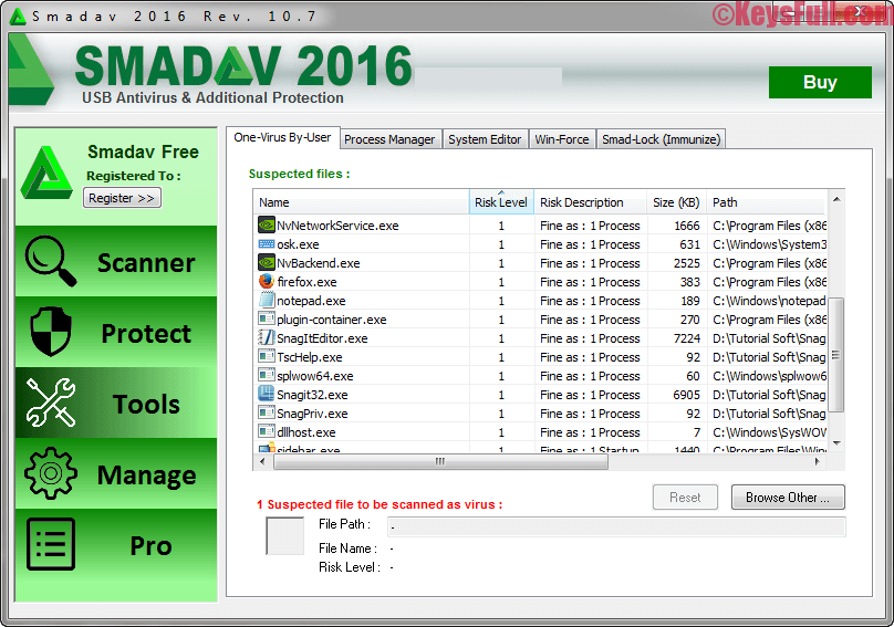smadav 2016 pro registration name and key